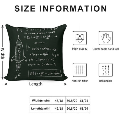 Rocket Science Soft Skin-Friendly Throw Pillow
