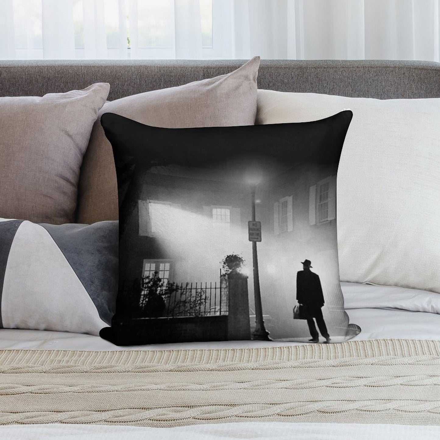 The Exorcist Soft Anti-Pilling Throw Pillow