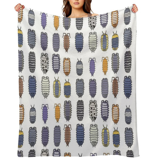 Isopods Easy Care Throw Blanket
