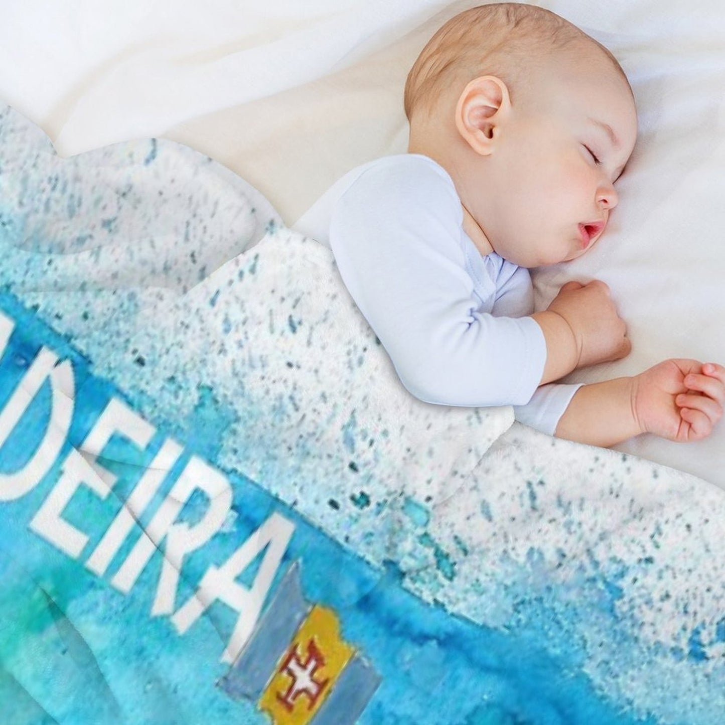 Madeira Portugal Island Illustrated Map with Landmarks And Highlights Anti-pilling Throw Blanket