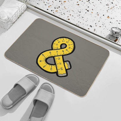 Ampersand Measuring Tape  Multi-Purpose Bath Mat
