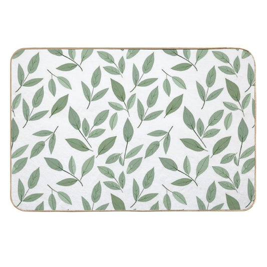 Delicate Foliage  Multi-Purpose Bath Mat