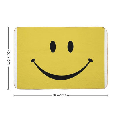 Smiley Face  Odorless Bath Mat