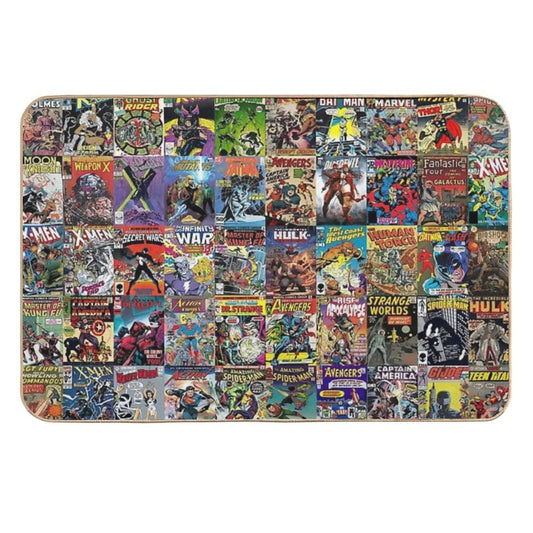 Comic Books  Dirt-Trapping Bath Mat