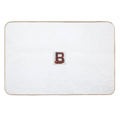 Animal Alphabet - B  Long-Lasting Bath Mat