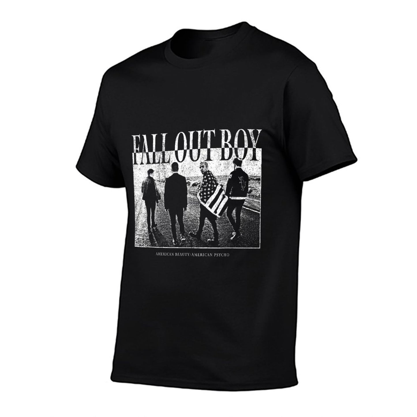 FALL OUT BOY Unisex-Adults, Black, Small,, Crew Neck, Classic Fit, Lightweight, Official Band Merchandise, Fall Out Boy Fans  Fade-proof Color T-Shirt