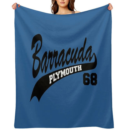 68 Plymouth Barracuda Plush Throw Blanket