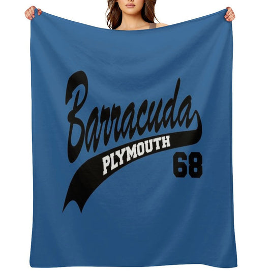 68 Plymouth Barracuda Plush Throw Blanket