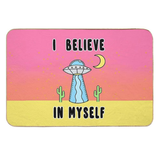 I Believe In Myself - The Peach Fuzz  Multi-Purpose Bath Mat