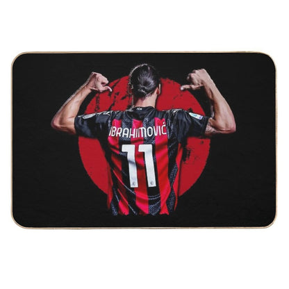 Zlatan Ibrahimovic Ac Milan Durable Bath Mat