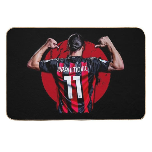 Zlatan Ibrahimovic Ac Milan Durable Bath Mat