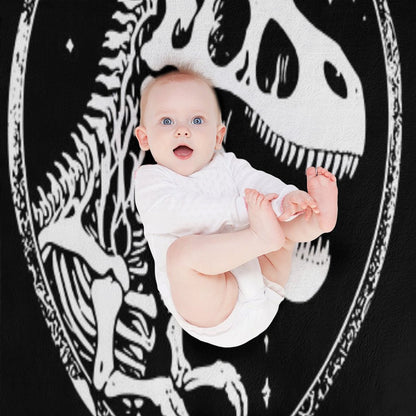 T Rex Love Versatility Throw Blanket