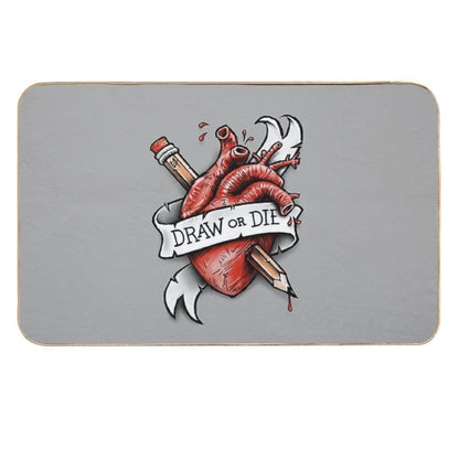 Draw Or Die  Anti-Trip Bath Mat