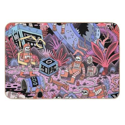 Chaos  Fade-Resistant Bath Mat