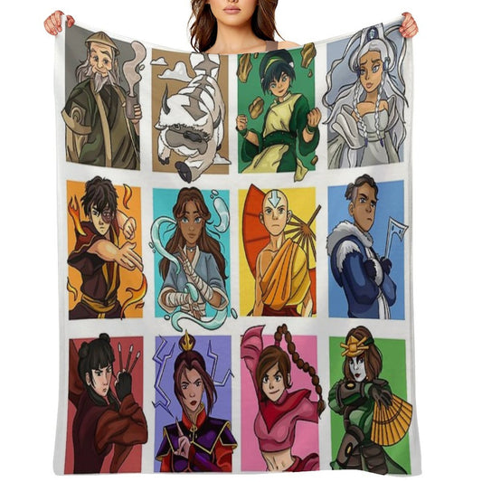 Avatar The Last Airbender Digital Art Anti-pilling Throw Blanket
