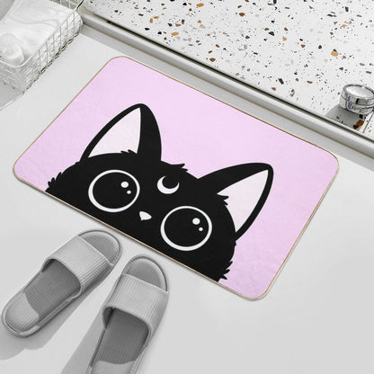 Hewwo  Pink  Nikury  Fade-Resistant Bath Mat