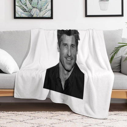 Patrick Dempsey Sustainable Throw Blanket
