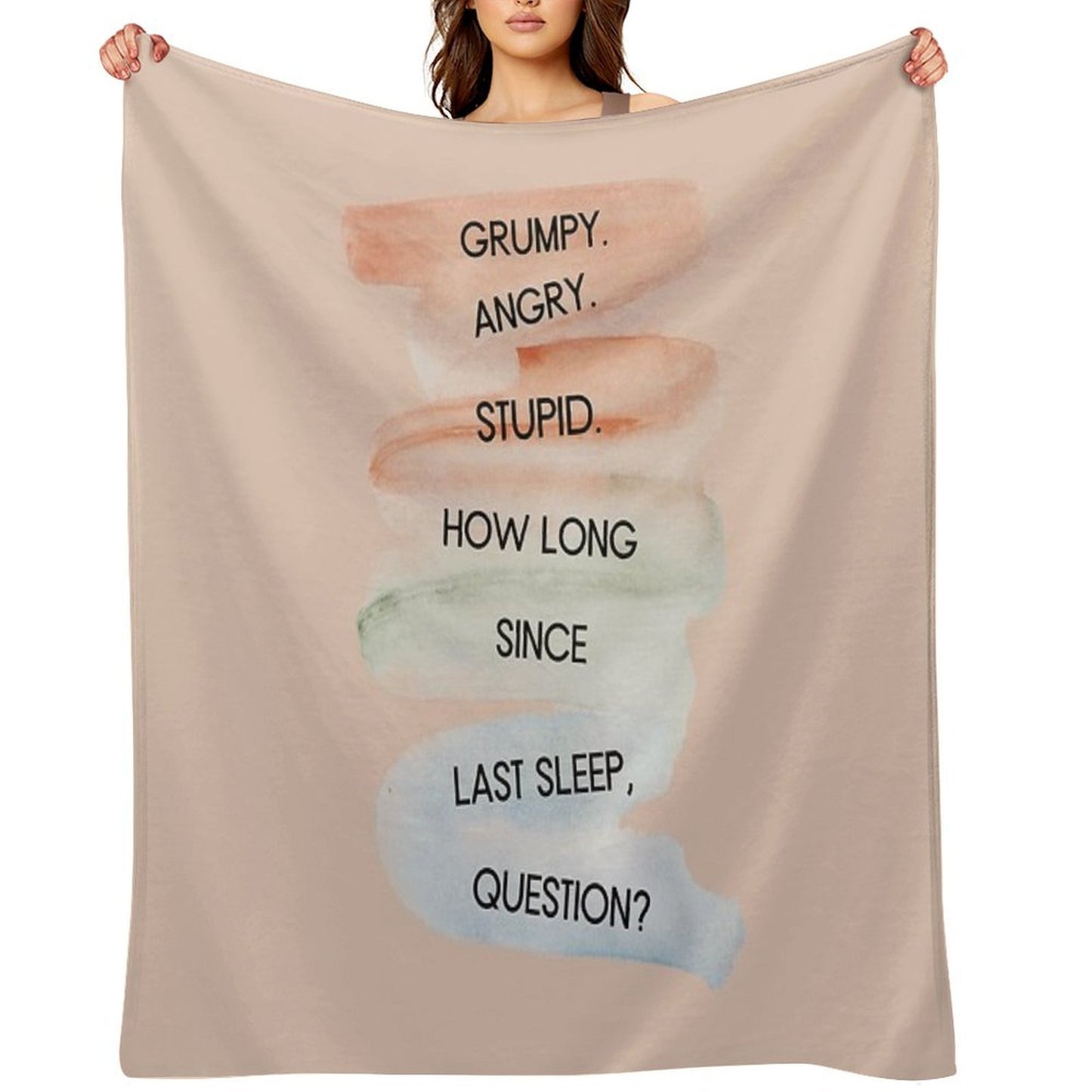 Project Hail Mary - Grumpy Angry Stupid Plush Throw Blanket