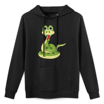 Reptile Kids Gift Cute Snake Breathable Fabric Hoodie
