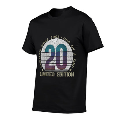 20 Year Old Gifts Vintage 2005 Limited Edition 20th Birthday  Versatile T-Shirt