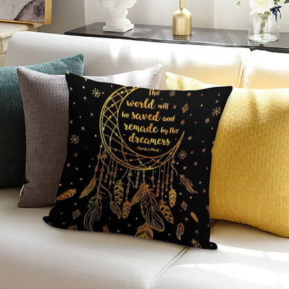 Saved And Remade - Gold Soft Skin-Friendly Throw Pillow