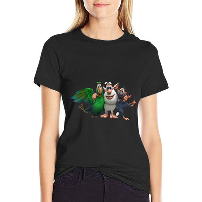Hugs Booba &amp; Friends  Fade-proof Color T-Shirt
