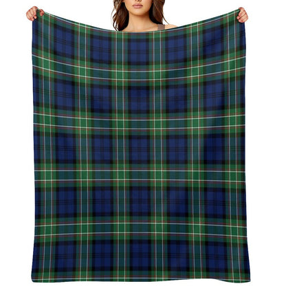 ALLAN Tartan ✧ Classic Clan & Family Name Tartan Pattern (also Allen, Alan) Shrink-resistant Throw Blanket