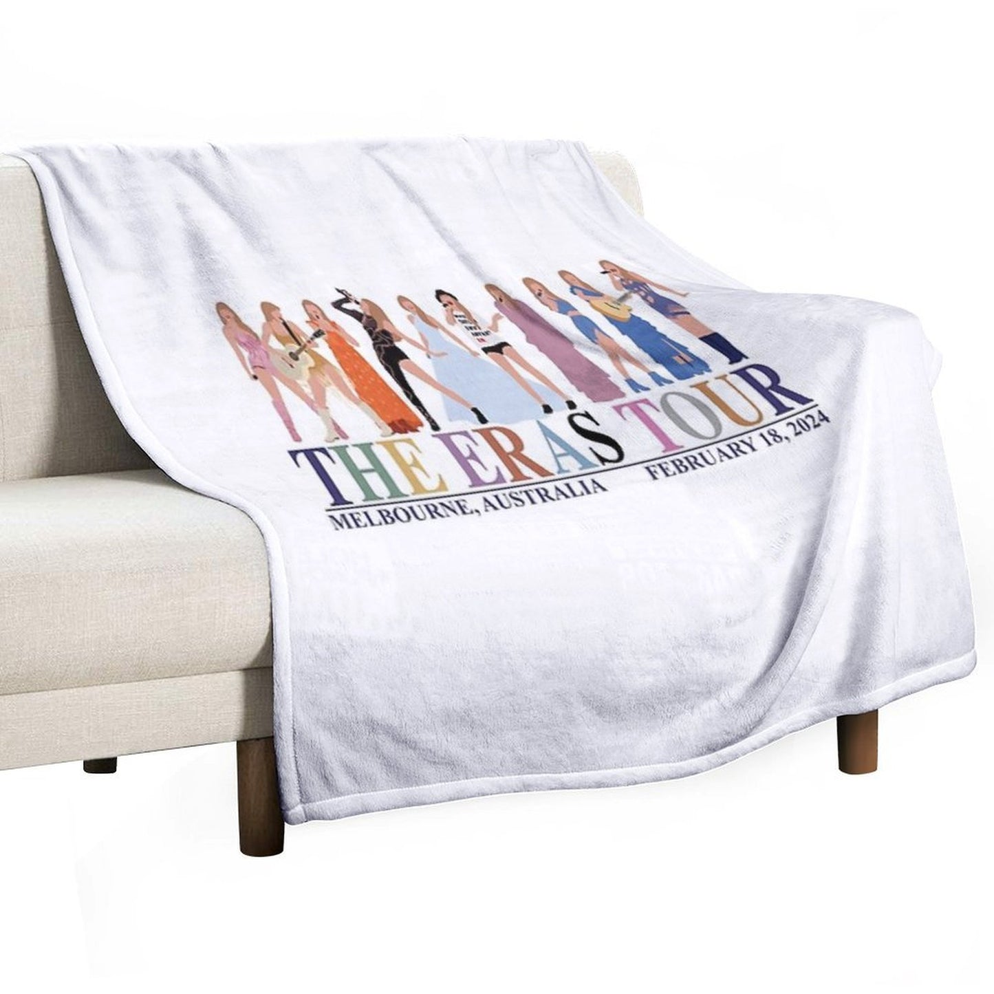 Eras Tour Outfits - Melbourne Night 3 Eco-conscious Throw Blanket