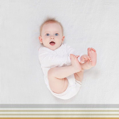 Line Art Neutral Yellow Shrink-resistant Throw Blanket