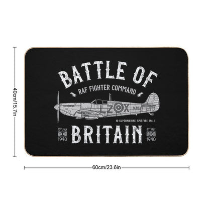 Battle of Britain - Spitfire  Pet-Safe Bath Mat