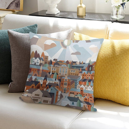 Harborne Soft Short Plush Fabric Throw Pillow