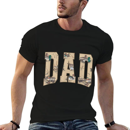 Hunting Dad Duck Camouflage Camo Waterfowl Duck Camo Men  Quick-drying T-Shirt