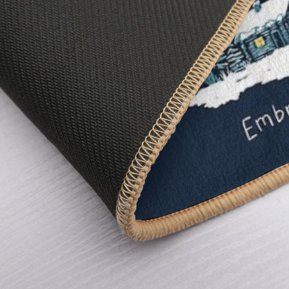 Embrace The Frost  Eco-Friendly Bath Mat