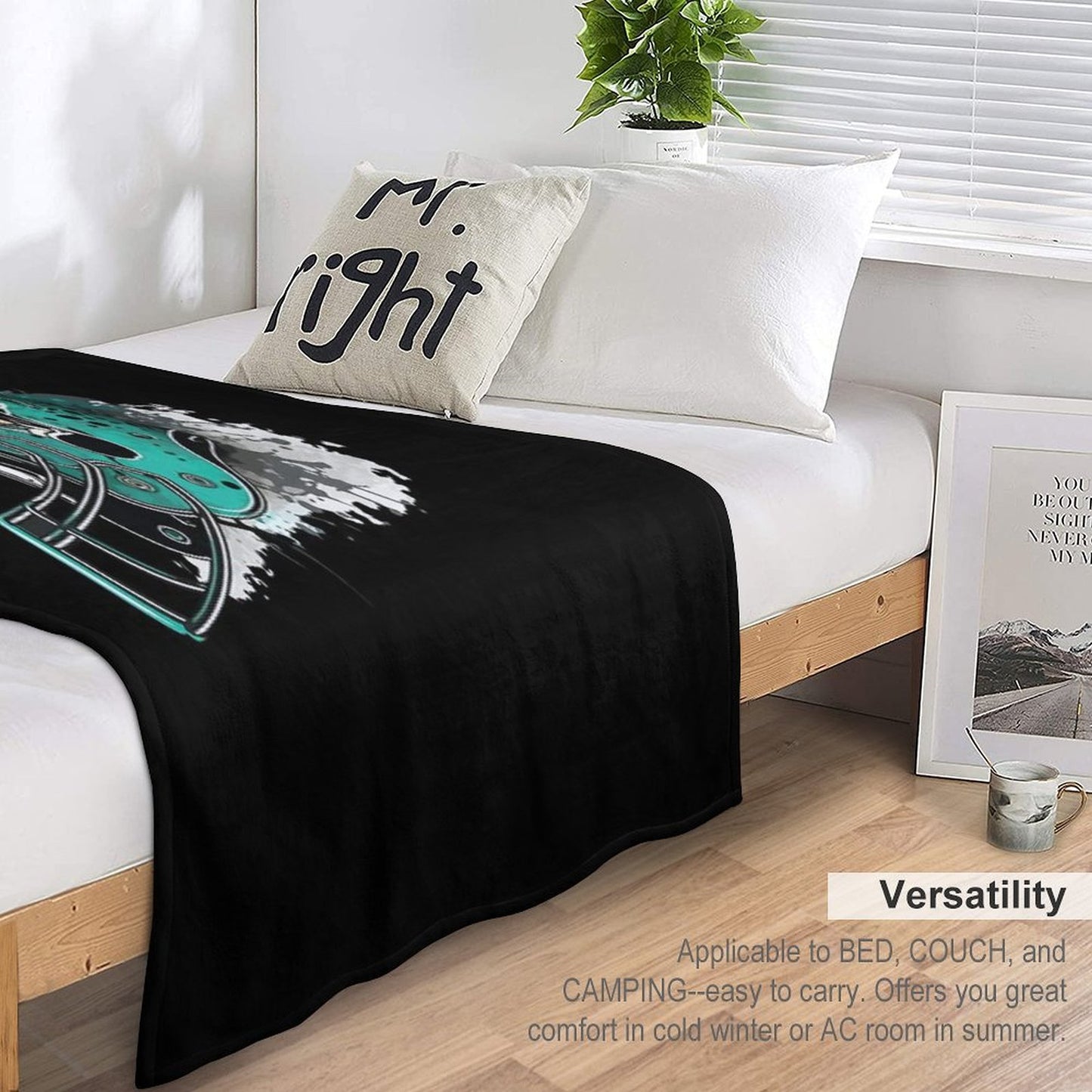 Jacksonville Jaguars Helmet Premium Throw Blanket