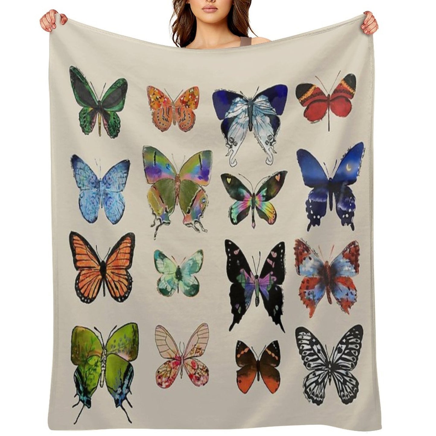 Flutterbies Versatility Throw Blanket