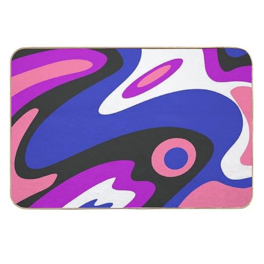 Genderfluid Groovy Pattern  Versatile Bath Mat