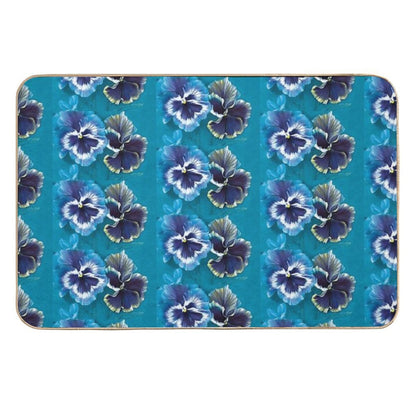 Pansy Study  High-Traffic Bath Mat