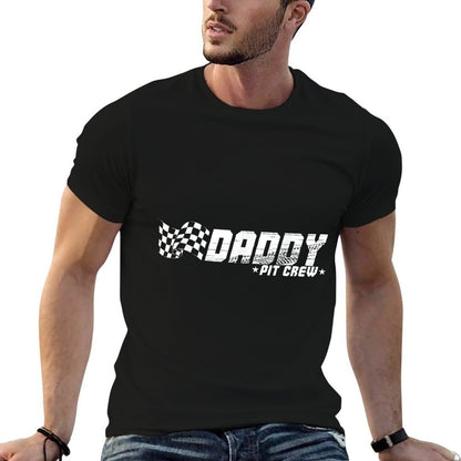 Daddy Pit Crew Race Car Birthday Family Racing  Moisture-wicking T-Shirt