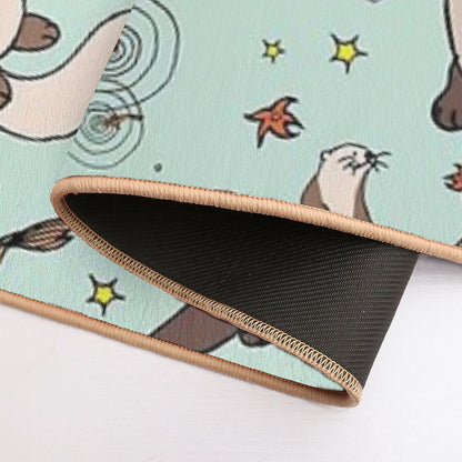 Sea Otters  High-Traffic Bath Mat