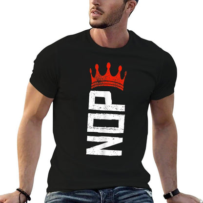 No Kings Protest Vintage Sign  Polyester Blend T-Shirt