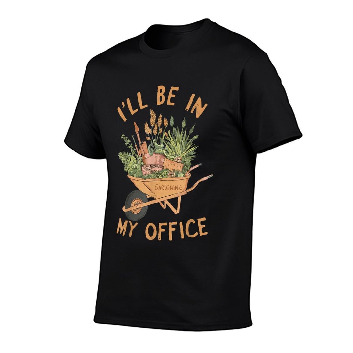 Gardening Ill Be In My Office Garden  Polyester Blend T-Shirt