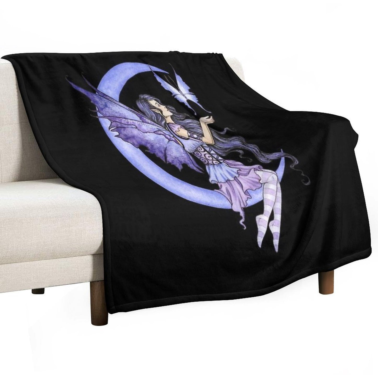 Moon Moth Versatility Throw Blanket