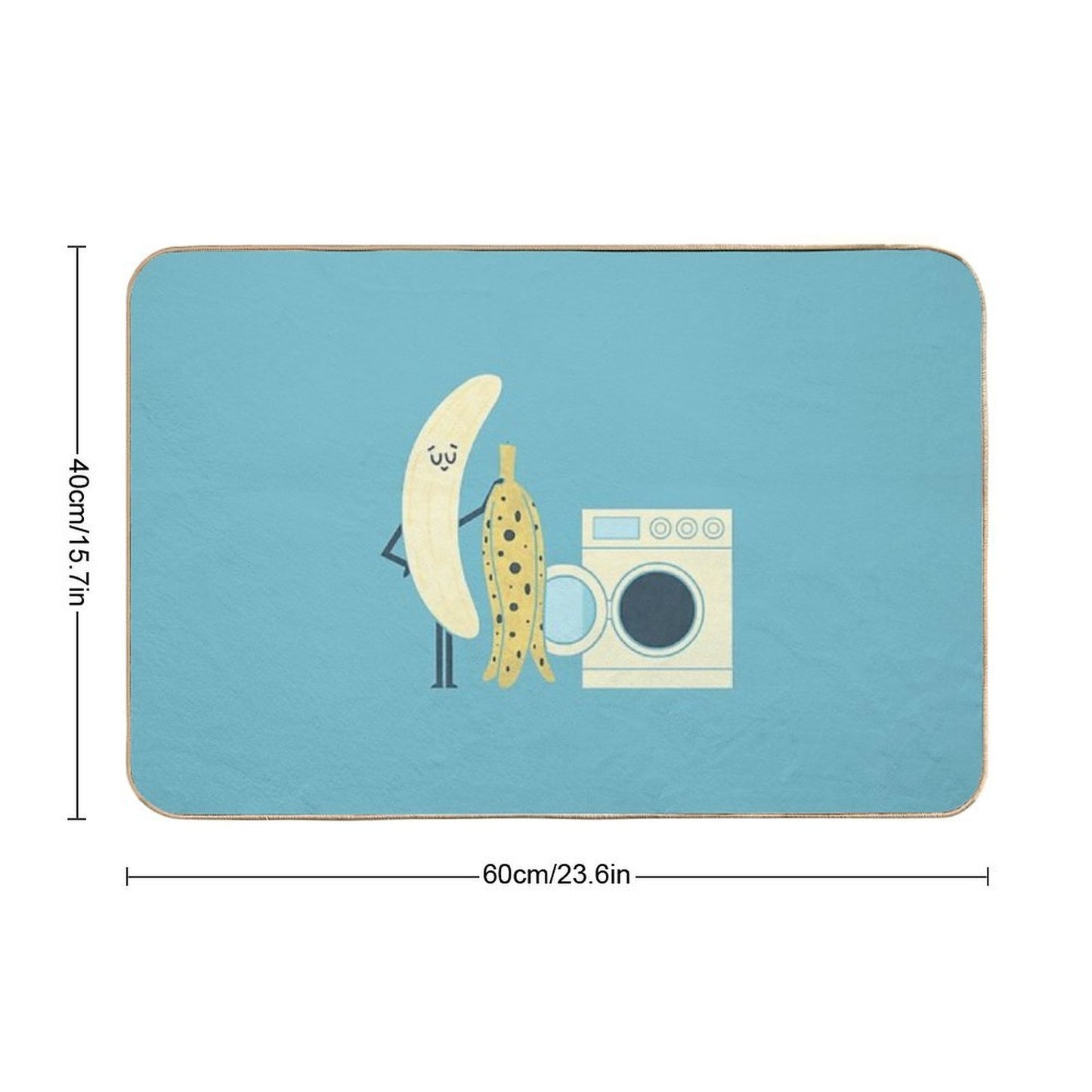 Banana Laundry  Non-Slip Bath Mat