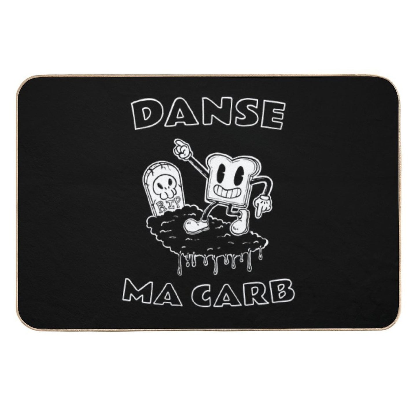 Danse Macarbe  Easy Maintenance Bath Mat