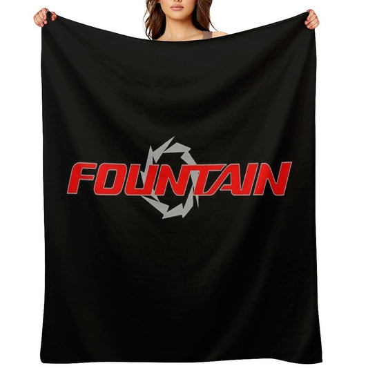 Fountain Powerboats Boat Machine-washable Throw Blanket