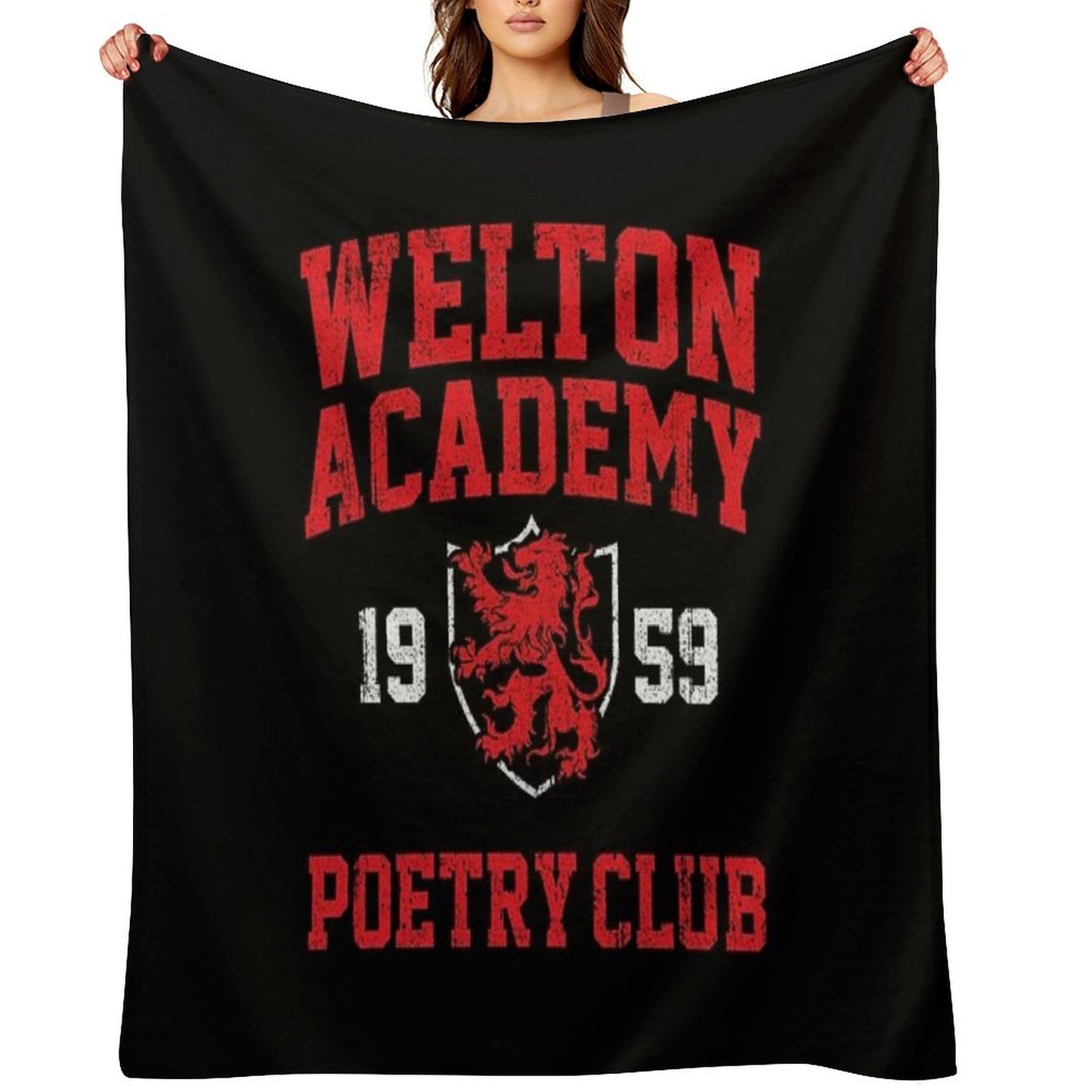 Welton Academy Poetry Club Travel-friendly Throw Blanket