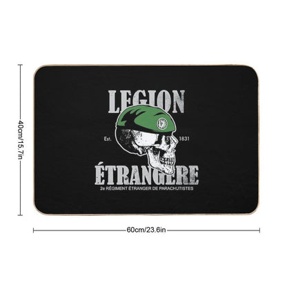 Légion Étrangère 2 REP (French Foreign Legion Paratrooper) (distressed) Durable Bath Mat