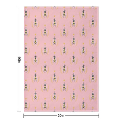 Queen Bee Premium Throw Blanket