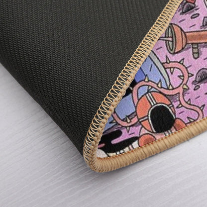 Chaos  Fade-Resistant Bath Mat