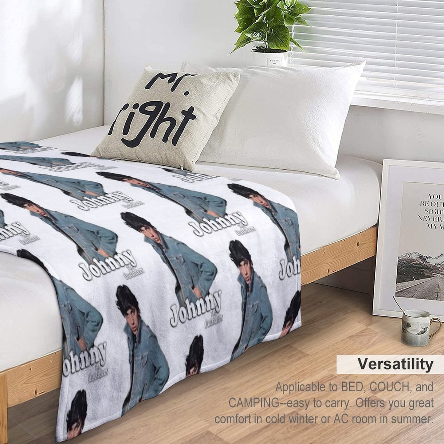 Johnny Cade (The Outsiders) Plush Throw Blanket